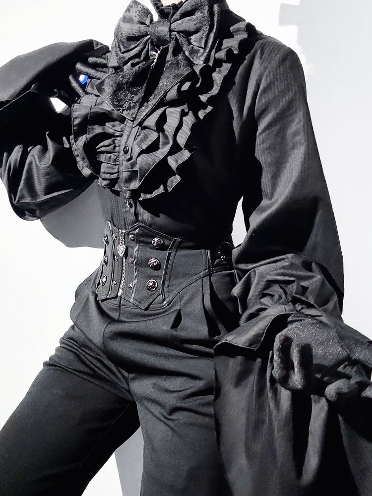 Gothic Lolita Bowtie / Black White