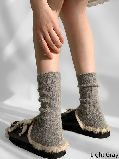 Plush Socks Colors 6 Warm