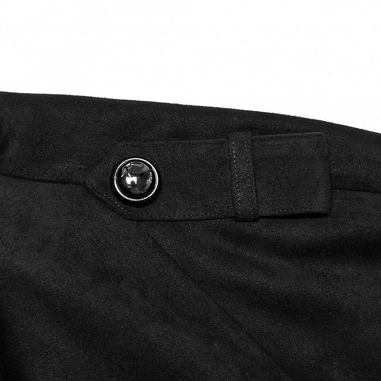 Black Men's Gothic Cloak Style Jacket