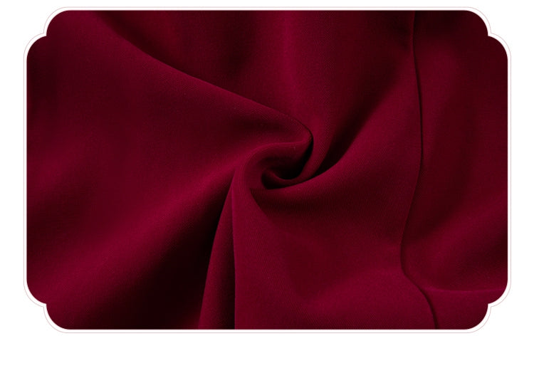 Kleid Fit Lolita Slim Fashion Taille Rot Elegant