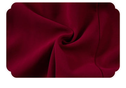 Kleid Fit Lolita Slim Fashion Taille Rot Elegant