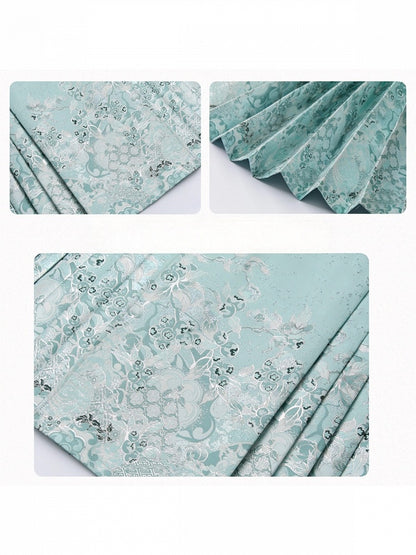 Mamian Skirt Mint Blue Hanfu Traditional - San Sheng Du