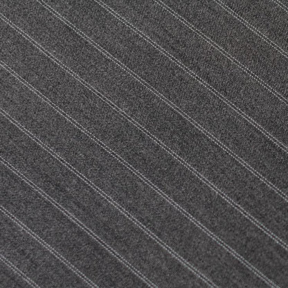 Gray High Waist Striped Pattern Historical Vibes Classic Skirt