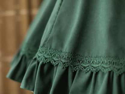 Historisches Unterbrustkleid 50er Jahre Neckholder Vibes Grün