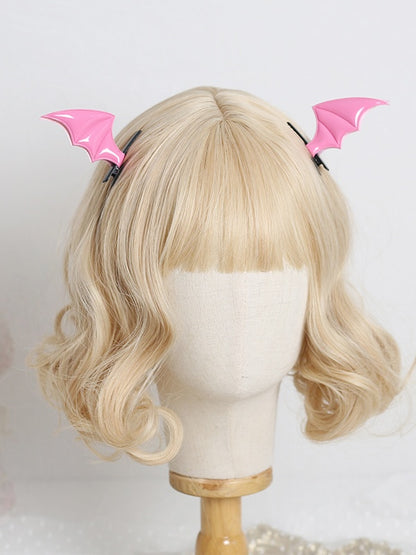 Lolita A Bat Hairclips Colors Polished Pair Wing 4 Gothic of