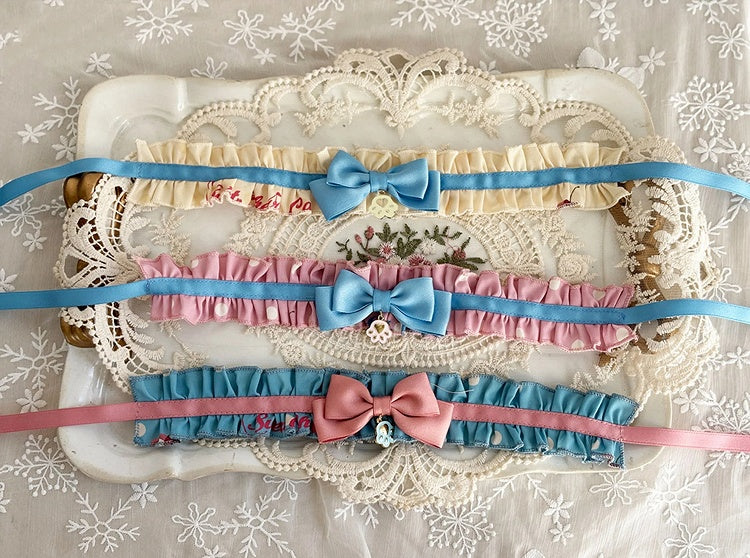 / ピンクブルーイエローチョーカー