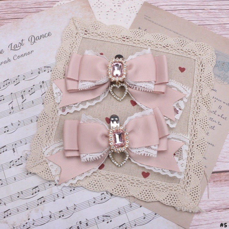 Shoe in Kei Bowknot Options Jirai Size Clips Color Large 9