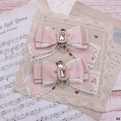 Shoe in Kei Bowknot Options Jirai Size Clips Color Large 9