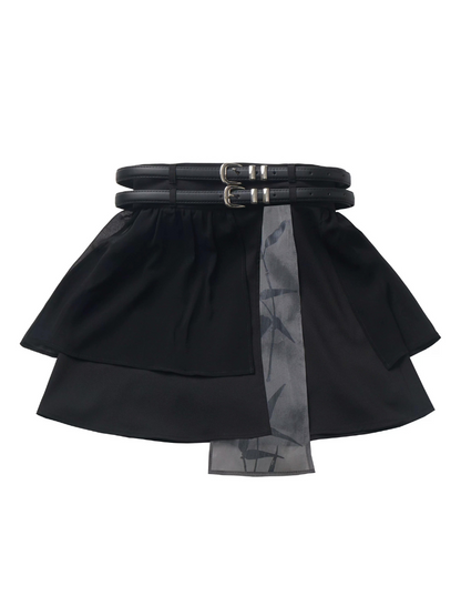 Design Print New Bamboo Schwarz Anzug China Weiß