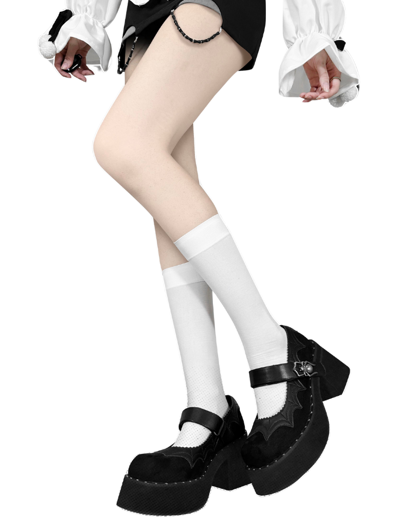 Goth Spider Shoes Dark Platform Subculture