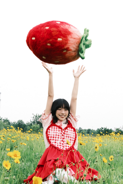 ジャンパースカート エプロン ハートバニー