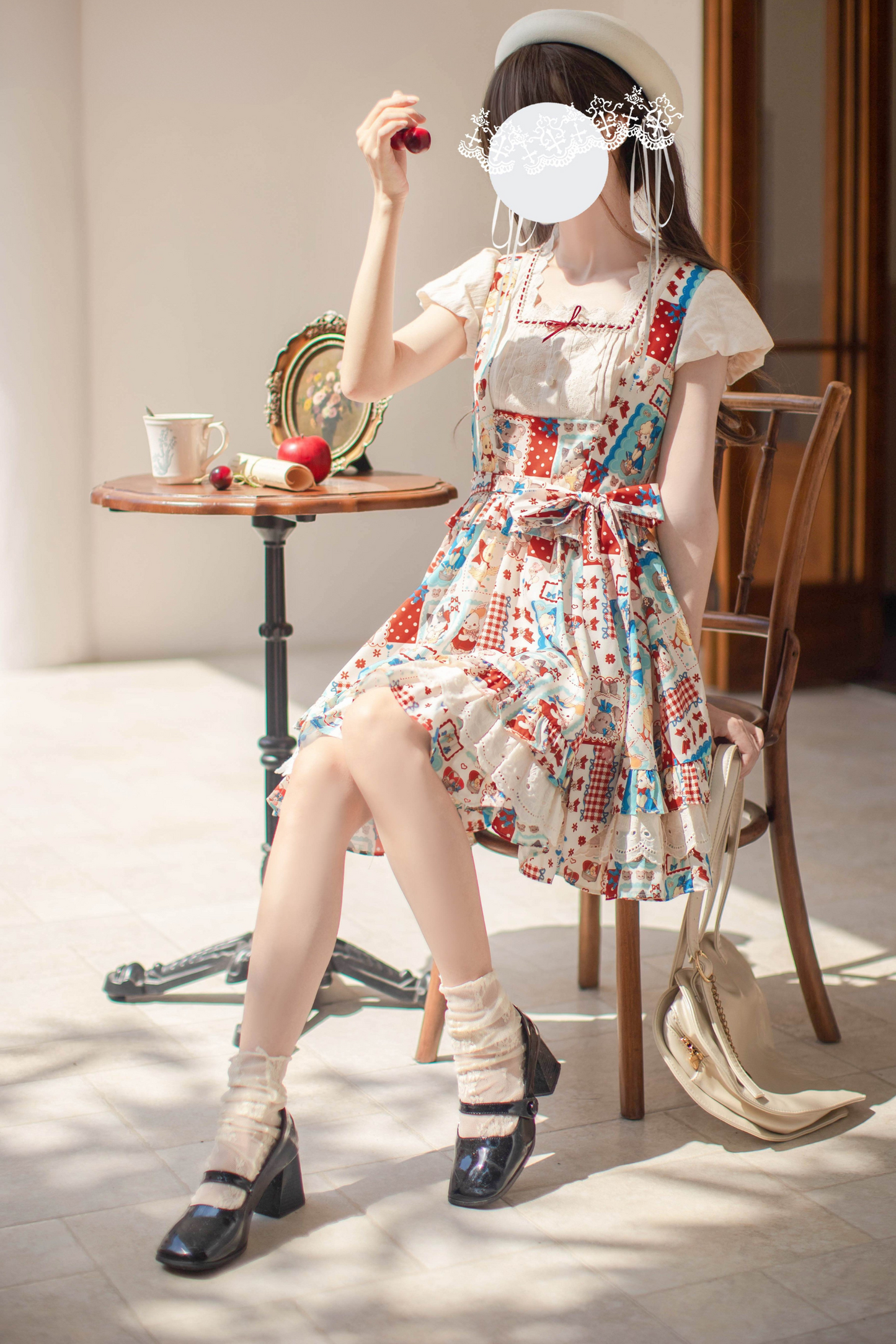 シャツポップベストレトロ+スカート