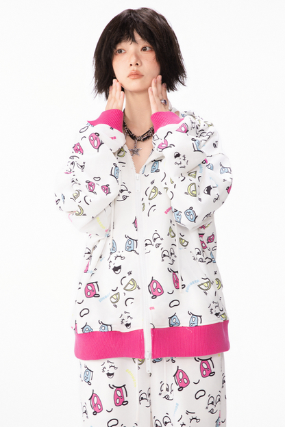 カラフルなポッピンピクトグラムのセットアップデザイン