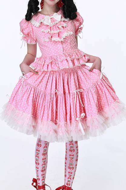 スカート フレア レトロ ポップ ミディアム