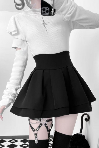 ウォーマーマインアームトップスタイルタイト