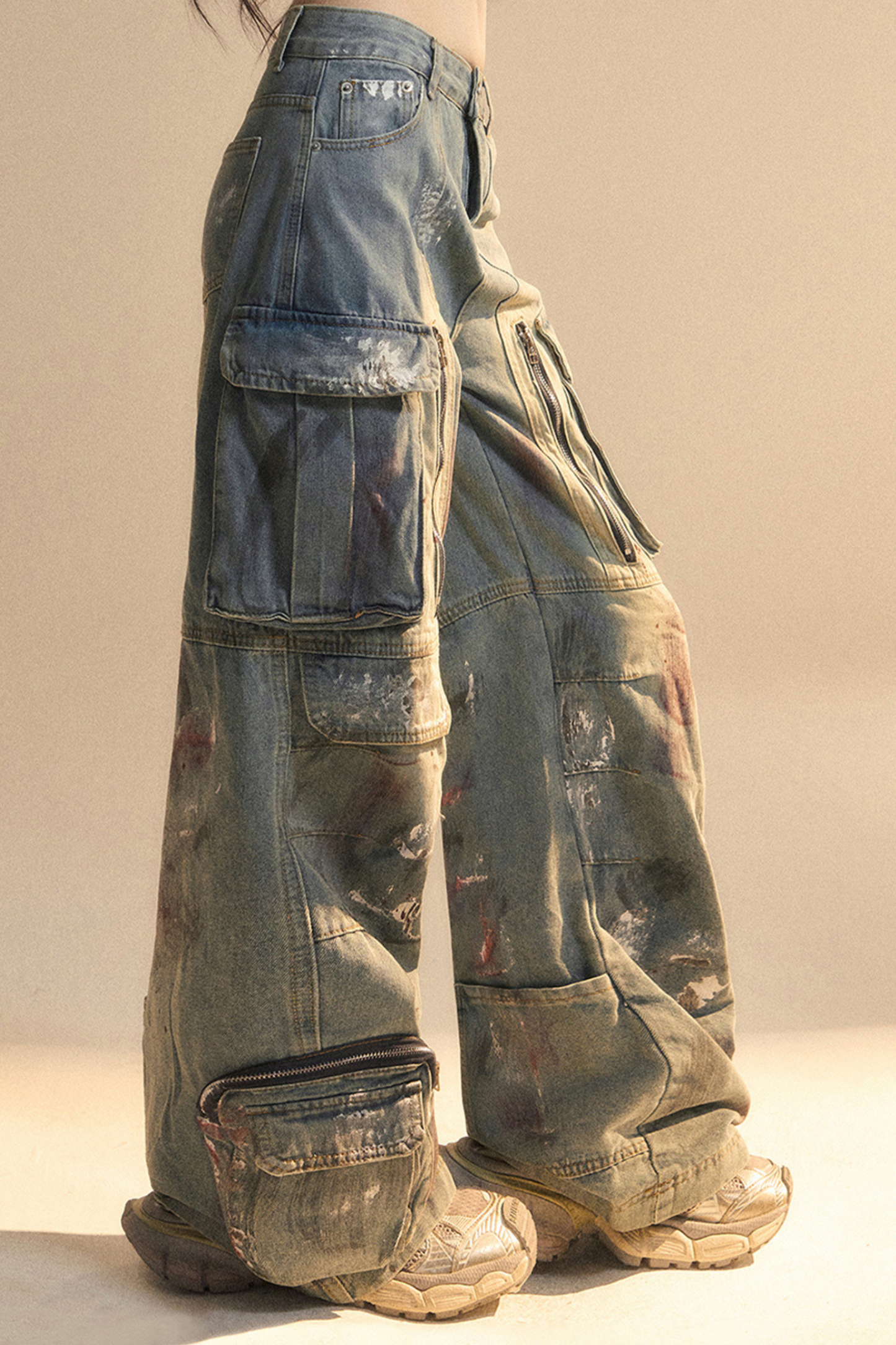 Pants Breeze Leg Jeans Wide