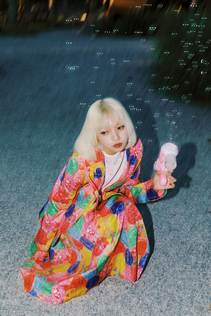 ジャケットy2k + 襟付きスカートファンタジー