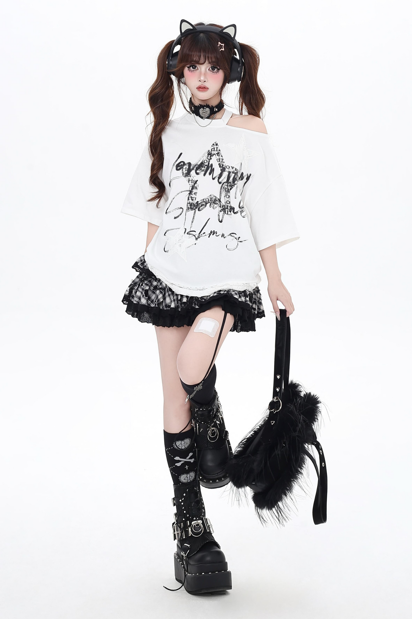 ストラップレス スターリー スイート クール デザイン アメリカン トップス