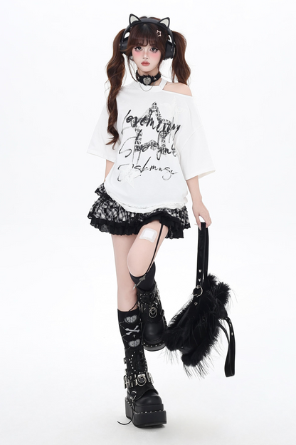 ストラップレス スターリー スイート クール デザイン アメリカン トップス