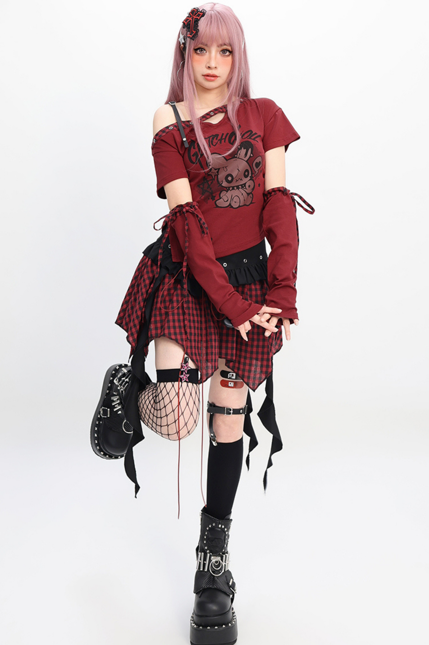 スリムフィットTシャツ+スカート イレギュラーフォルティドール