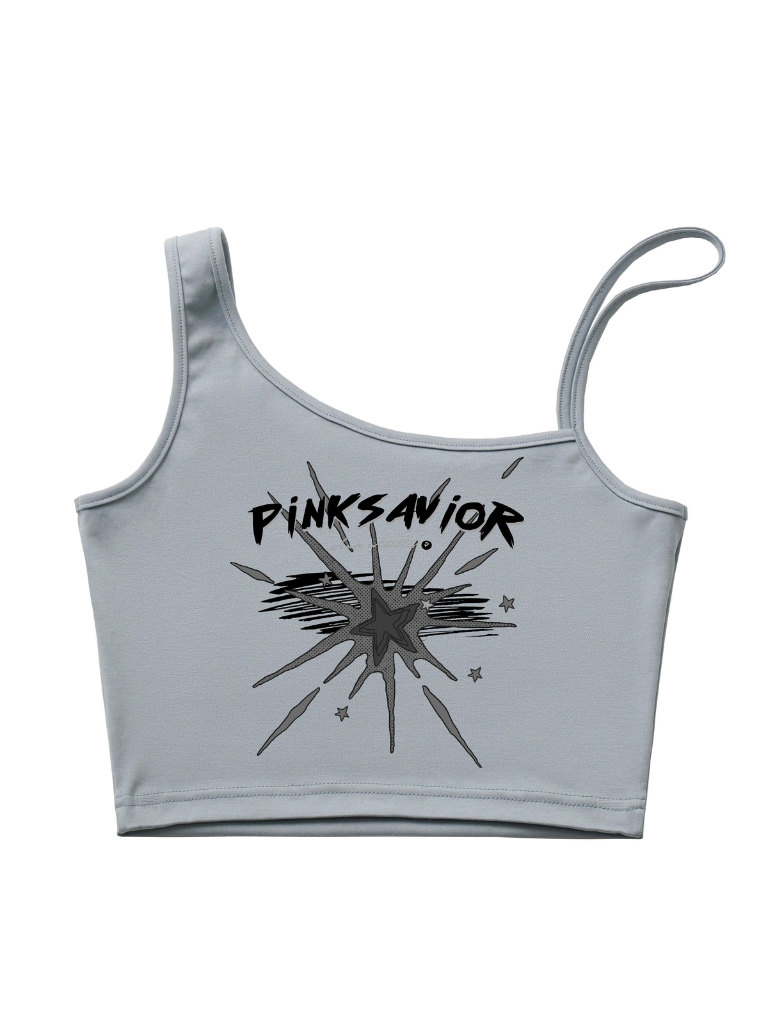 Zip Cami Cross Loose Pants Hoodie Top