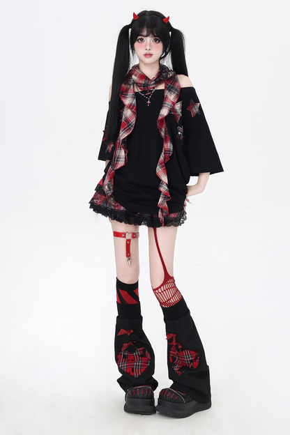 Süße coole Star American Patch Tops