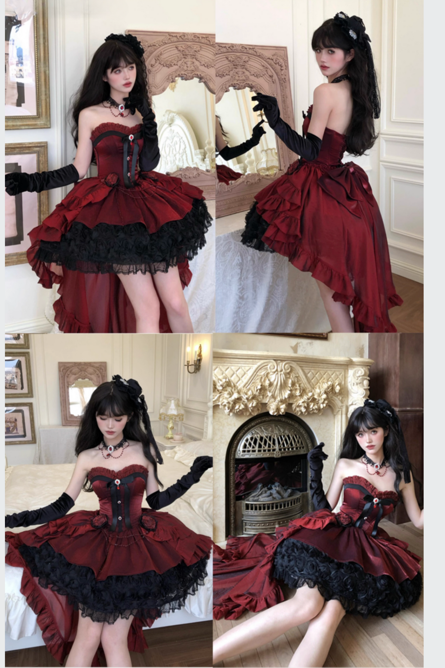 Set reservations: Trailing Gothic for Elegant Gorgeous Deadline 28th Rose April + Version Dress