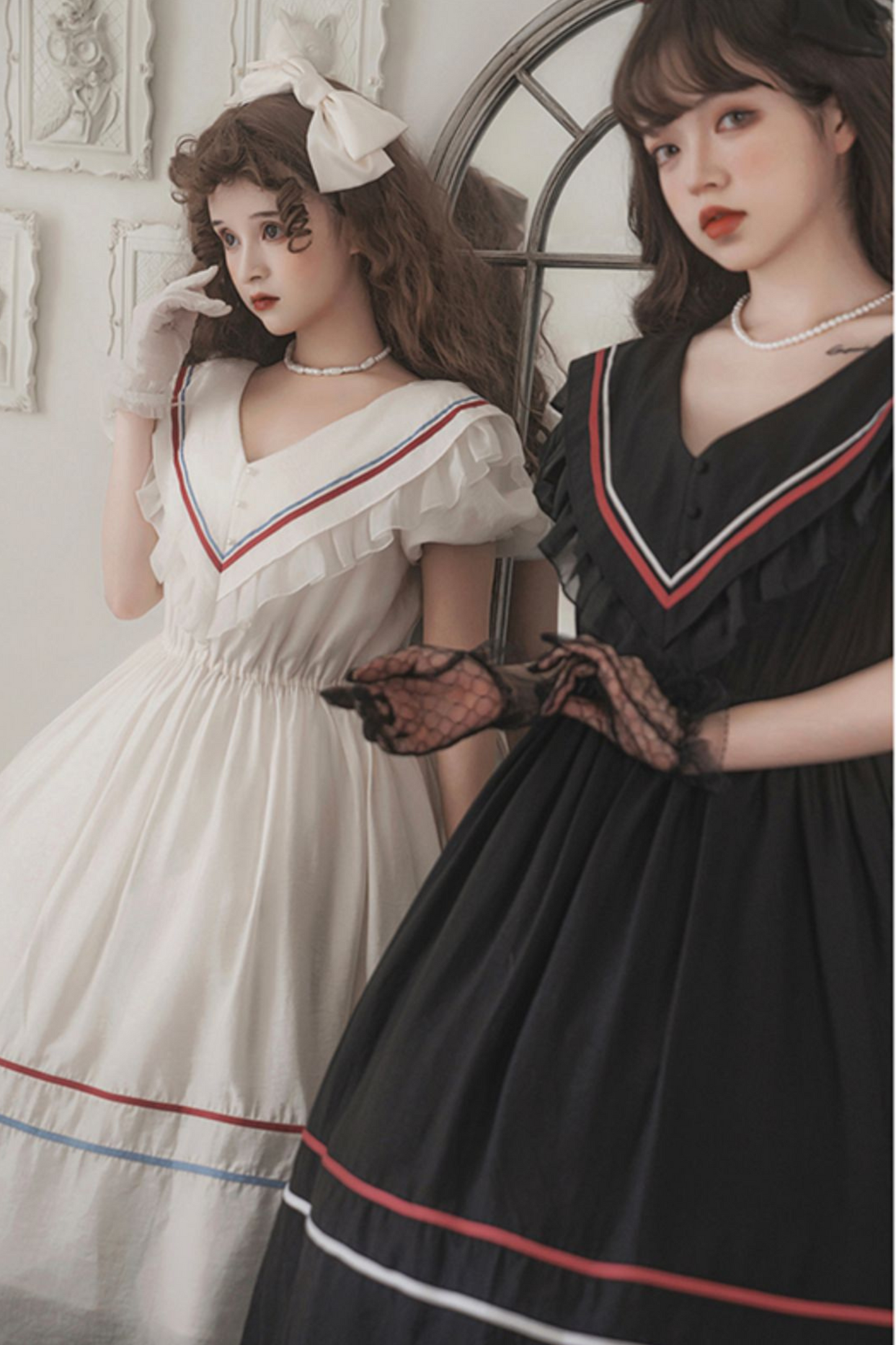 Lolita Dress Flared Volume Little