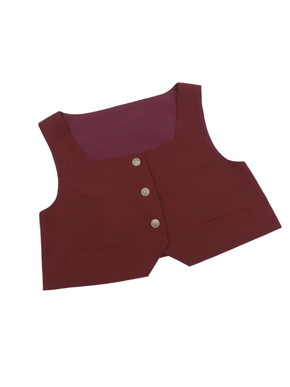 クリスティーンケープ エレガントスカート ベストシャツ ロング