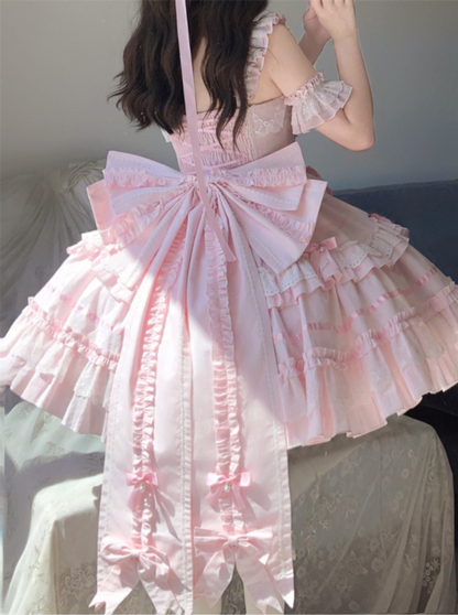 ボンネットパールアンティークプリンセスドレスヘッドドレスドール+