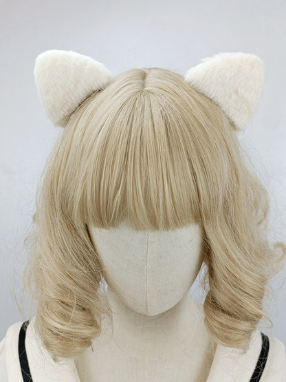 Color Hairclip Cat Ear Options Plush 4