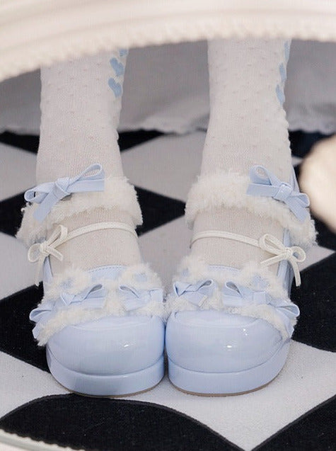 Original Lolita Shoes Round Ribbon Toe