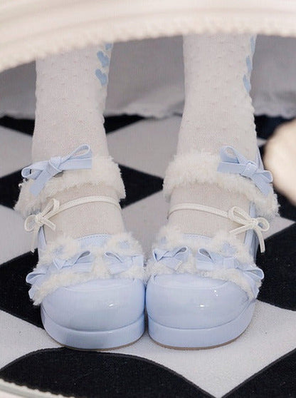 Original Lolita Shoes Round Ribbon Toe