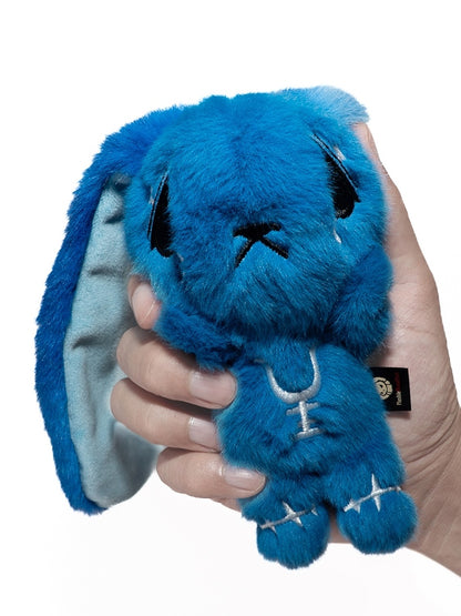 Options Guro Anxious - Kawaii Embroidery 7 Symbol Scar Color Details Keychain Bunny
