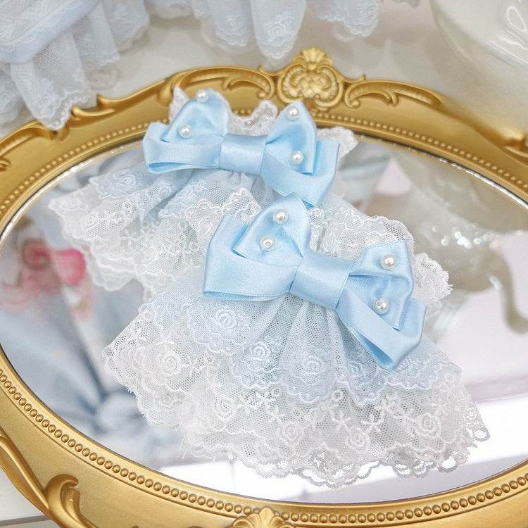 Rosa Blau Schwarz Handgelenksmanschetten /