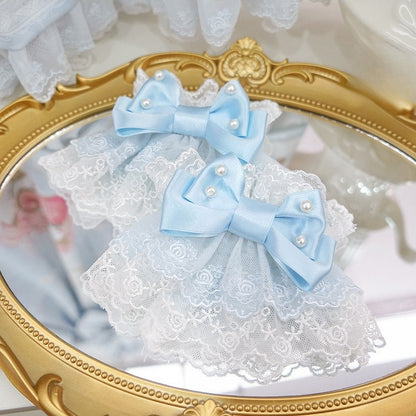 Rosa Blau Schwarz Handgelenksmanschetten /