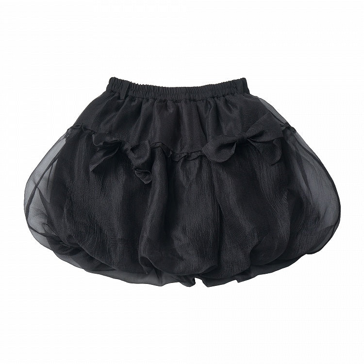 Black Bubble Tulle Skirt - PINK SAVIOR