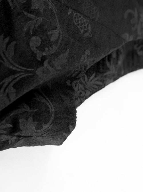 Men's Dark Printing Black Gothic Vest