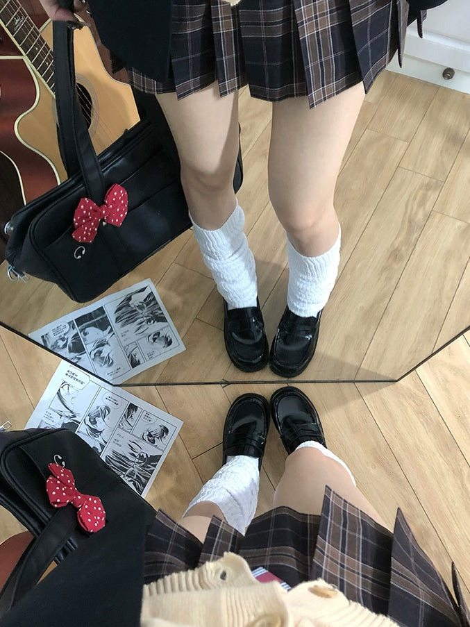 Uniform Calf JK 60CM/100CM Socken Stricklänge Weiß