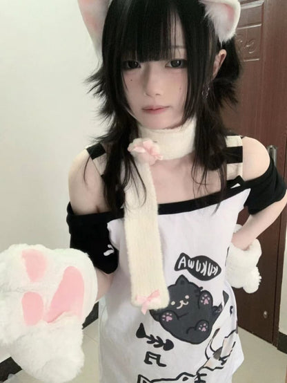 キティクローニットマフラー