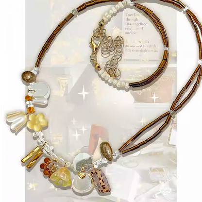 Lily of the Valley Beaded Necklace