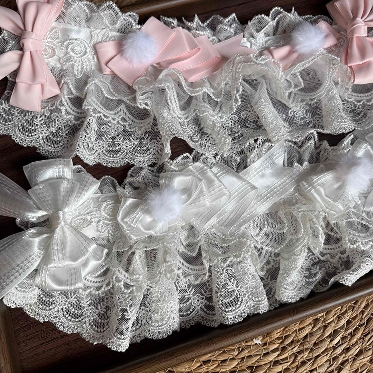 Lolita Hairband Four-Color - Set Lace Hime