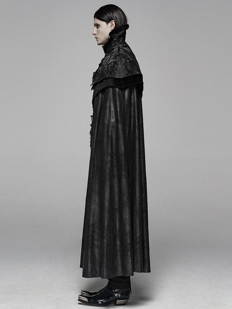 Black Noble Cloak Men's Gothic
