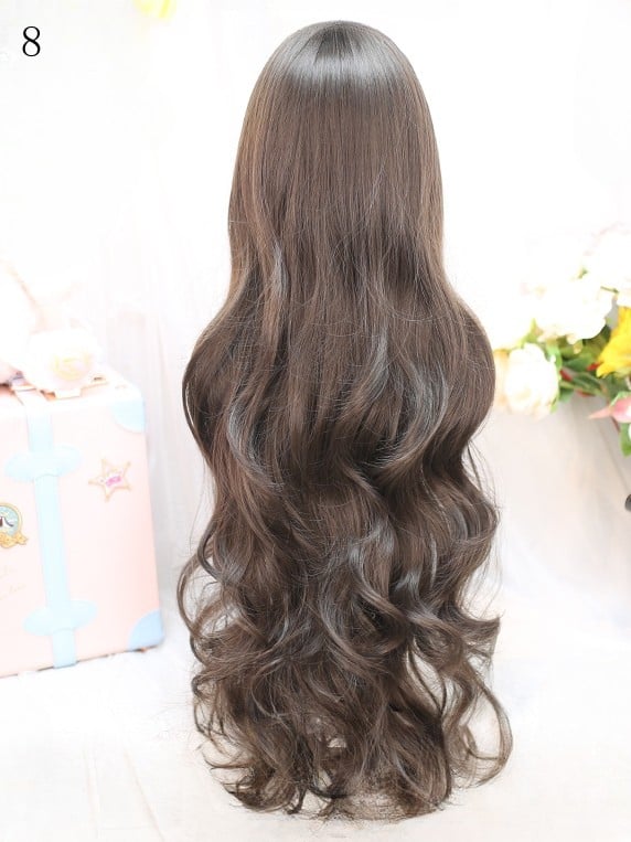 Length With 12 Wig Wavy Bangs Options 75-80CM