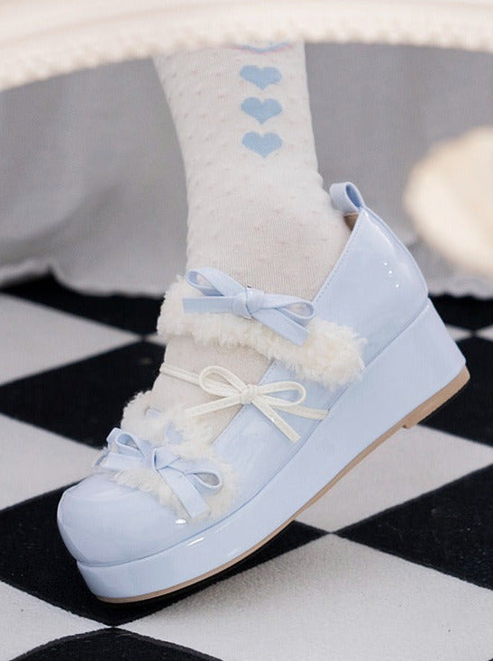 Original Lolita Shoes Round Ribbon Toe