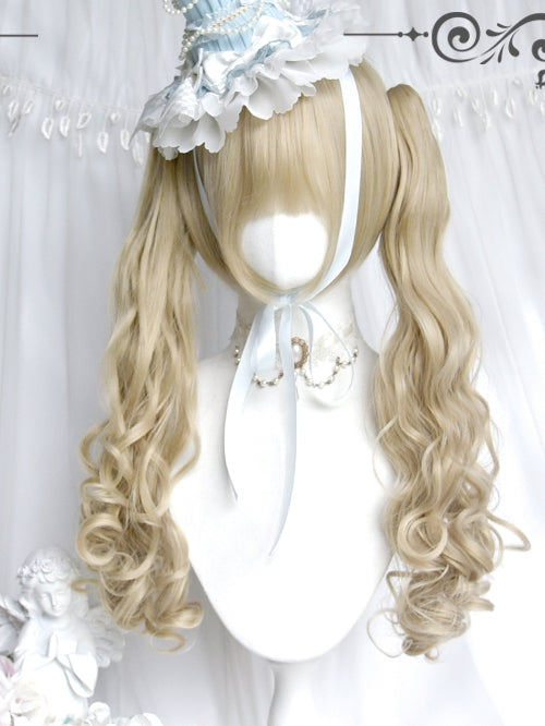 Ponytails Blonde Wavy Long Clips Claw