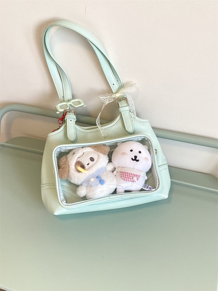 Window with Display Ita Light Bag Green Shoulder