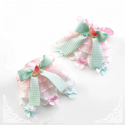 Cuffs Sweet Fruit Wrist Bowknot