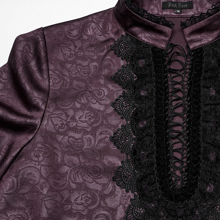 Red Men's Gothic Shirt