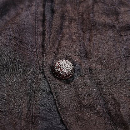 Shirt Tie Black Steampunk Men's